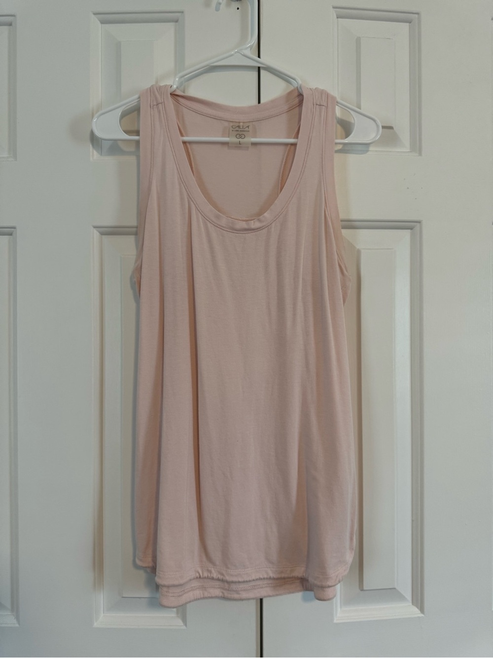 CALIA by Carrie Underwood Pale Pink Scoop Neck Tank